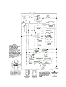 Schematic Diagram parts for Murray Front-Engine Lawn Tractor MS18542-96044000800 from AppliancePartsPros.com