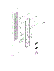 Controls parts for Universal Multiflex (Frigidaire) Bottom-Mount Refrigerator MSBH30V7LS4 from AppliancePartsPros.com