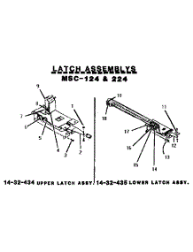 Latch Assemblies parts for Thermador Electric Range MSC124 from AppliancePartsPros.com