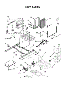 Unit Parts parts for Maytag Side-By-Side Refrigerator MSS25C4MGK00 from AppliancePartsPros.com