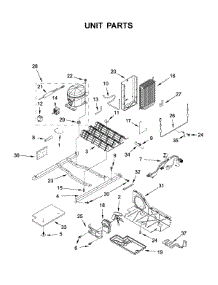 Unit Parts parts for Maytag Side-By-Side Refrigerator MSS25N4MKZ00 from AppliancePartsPros.com