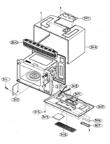 Oven Cavity parts for Goldstar Microwave/Hood Combo MV-1304B from AppliancePartsPros.com