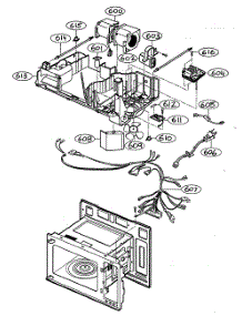 Interior Parts 2 parts for Goldstar Microwave/Hood Combo MV-1304B from AppliancePartsPros.com