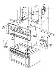 Installation Parts parts for Goldstar Microwave/Hood Combo MV-1304B from AppliancePartsPros.com