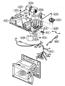 Interior Parts 2 parts for Goldstar Microwave/Hood Combo MV-1304W from AppliancePartsPros.com