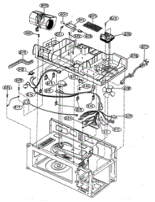 Interior Parts 2 parts for Goldstar Microwave/Hood Combo MV-1310B from AppliancePartsPros.com