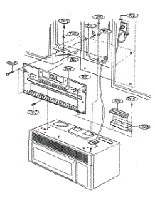 Installation Parts parts for Goldstar Microwave/Hood Combo MV-1310B from AppliancePartsPros.com