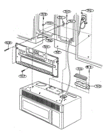 Installation Parts parts for Goldstar Microwave/Hood Combo MV-1310W from AppliancePartsPros.com