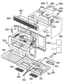 Oven Cavity parts for Goldstar Countertop Microwave MV-1320W from AppliancePartsPros.com
