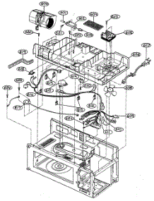 Interior Parts 2 parts for Goldstar Countertop Microwave MV-1330B from AppliancePartsPros.com