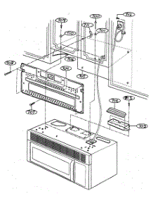 Installation Parts parts for Goldstar Countertop Microwave MV-1330B from AppliancePartsPros.com