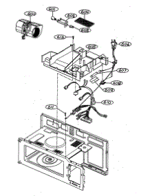 Interior Parts 2 parts for Goldstar Microwave/Hood Combo MV-1401B from AppliancePartsPros.com