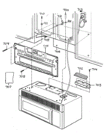 Installation Parts parts for Goldstar Microwave/Hood Combo MV-1515B from AppliancePartsPros.com