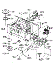 Interior Parts 1 parts for Goldstar Microwave/Hood Combo MV-1525B from AppliancePartsPros.com