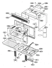 Oven Cavity parts for Goldstar Microwave/Hood Combo MV-1525W from AppliancePartsPros.com