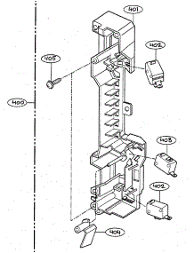 Latch Board Parts parts for Goldstar Microwave MV-1526B from AppliancePartsPros.com