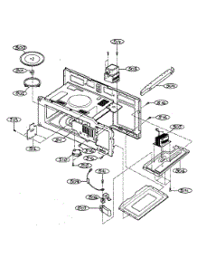 Interior Parts 1 parts for Goldstar Microwave MV-1526B from AppliancePartsPros.com