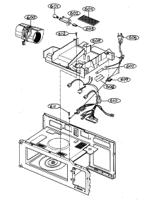 Interior Parts 2 parts for Goldstar Microwave MV-1526B from AppliancePartsPros.com