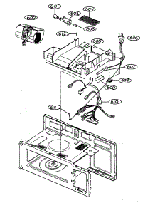 Interior Parts 2 parts for Goldstar Microwave MV-1526W from AppliancePartsPros.com