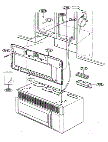 Installation Parts parts for Goldstar Microwave MV-1526W from AppliancePartsPros.com