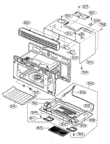 Oven Cavity parts for Goldstar Microwave/Hood Combo MV-1735B from AppliancePartsPros.com