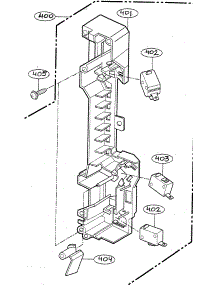 Latch Board Parts parts for Goldstar Microwave/Hood Combo MV-1735B from AppliancePartsPros.com