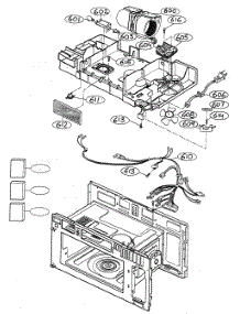 Interior Parts 2 parts for Goldstar Microwave/Hood Combo MV-1735B from AppliancePartsPros.com