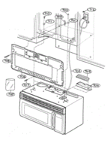 Installation Parts parts for Goldstar Microwave/Hood Combo MV-1735B from AppliancePartsPros.com