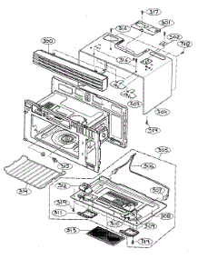 Oven Cavity parts for Goldstar Microwave/Hood Combo MV-1735W from AppliancePartsPros.com