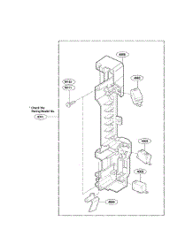 Latch Board Parts parts for Goldstar Microwave/Hood Combo MV1501B from AppliancePartsPros.com