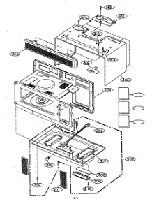 Oven Cavity parts for Goldstar Microwave/Hood Combo MV1501W from AppliancePartsPros.com