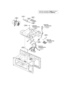 Interior Parts (Ii - Ii) parts for Goldstar Microwave/Hood Combo MV1502B from AppliancePartsPros.com
