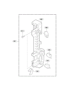 Latch Board Parts parts for Goldstar Microwave MV1604SBQ01 from AppliancePartsPros.com