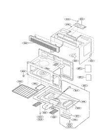 Oven Cavity Parts parts for Goldstar Microwave MV1604ST from AppliancePartsPros.com
