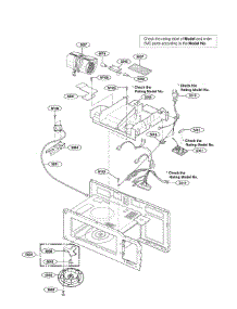Interior Parts(Ii-Ii) parts for Goldstar Microwave MV1604ST from AppliancePartsPros.com