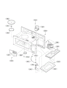 Interior Parts I parts for Goldstar Microwave MV1604ST01 from AppliancePartsPros.com