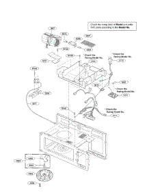 Interior Parts Ii parts for Goldstar Microwave MV1604ST01 from AppliancePartsPros.com