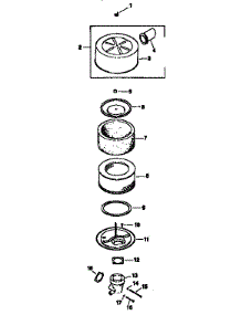 Repair Parts parts for Kohler Lawn & Garden Engine MV205-57527 from AppliancePartsPros.com