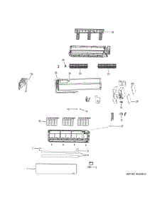Room Air Conditioner parts for  Air Handler MVAW030MV2AA from AppliancePartsPros.com