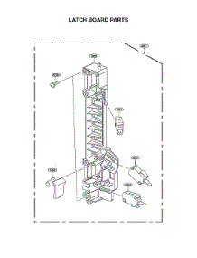 Latch Board Parts parts for Lg Microwave/Hood Combo MVEL2033F/00 from AppliancePartsPros.com