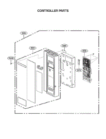 Controller Parts parts for Lg Microwave/Hood Combo MVEL2125D/00 from AppliancePartsPros.com