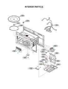 Interior Parts (I) parts for Lg Microwave/Hood Combo MVEL2125D/00 from AppliancePartsPros.com