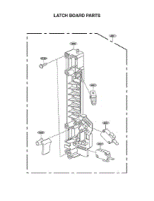 Latch Board Parts parts for Lg Microwave/Hood Combo MVEL2125F/00 from AppliancePartsPros.com