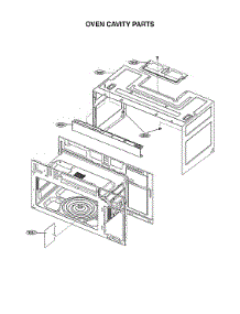 Oven Cavity Parts parts for Lg Microwave/Hood Combo MVEL2137D/00 from AppliancePartsPros.com