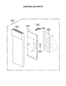 Controller Parts parts for Lg Microwave/Hood Combo MVEL2137F/00 from AppliancePartsPros.com