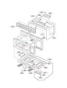 Oven Cavity Parts parts for Goldstar Microwave/Hood Combo MVH1615WW from AppliancePartsPros.com
