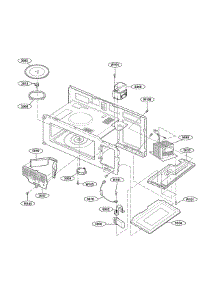Interior Parts(I) parts for Goldstar Microwave/Hood Combo MVH1615WW from AppliancePartsPros.com