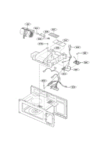 Interior Parts(Ii) parts for Goldstar Microwave/Hood Combo MVH1615WW from AppliancePartsPros.com