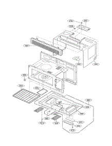 Oven Cavity Parts parts for Goldstar Microwave/Hood Combo MVH1670ST from AppliancePartsPros.com