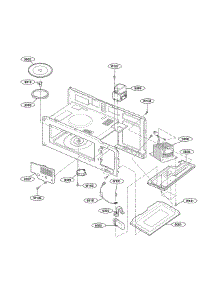 Interior parts for Goldstar Microwave/Hood Combo MVH1670ST from AppliancePartsPros.com